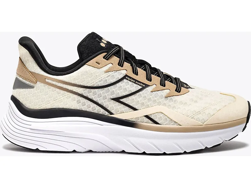 Men's Diadora Equipe Nucleo, Whisper White/Black/Irish Cream, 11.5 D Medium