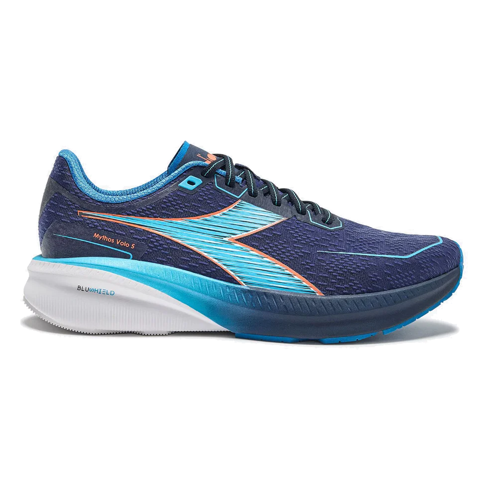 Men's Diadora Mythos Blushield Volo 5, Bl Corsair/Aquarius/Nectarine