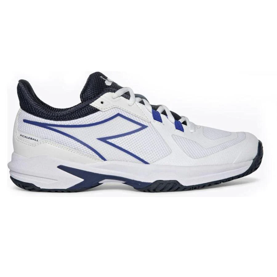 Men's Diadora Trofeo 2 All Ground, White/Surf the Web/Blue, 8.5 D Medium