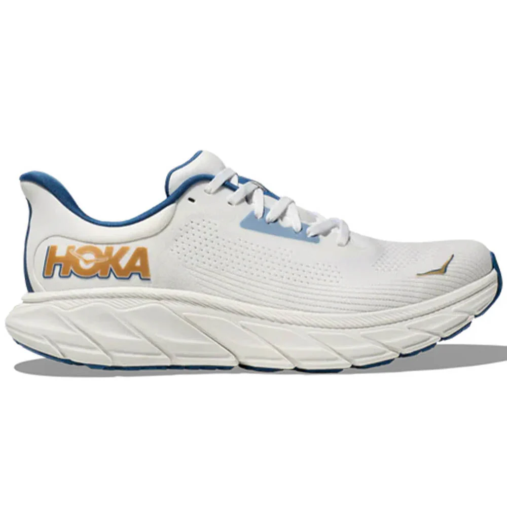 Men's Hoka Arahi 7, Frost/Gold, 10 D Medium