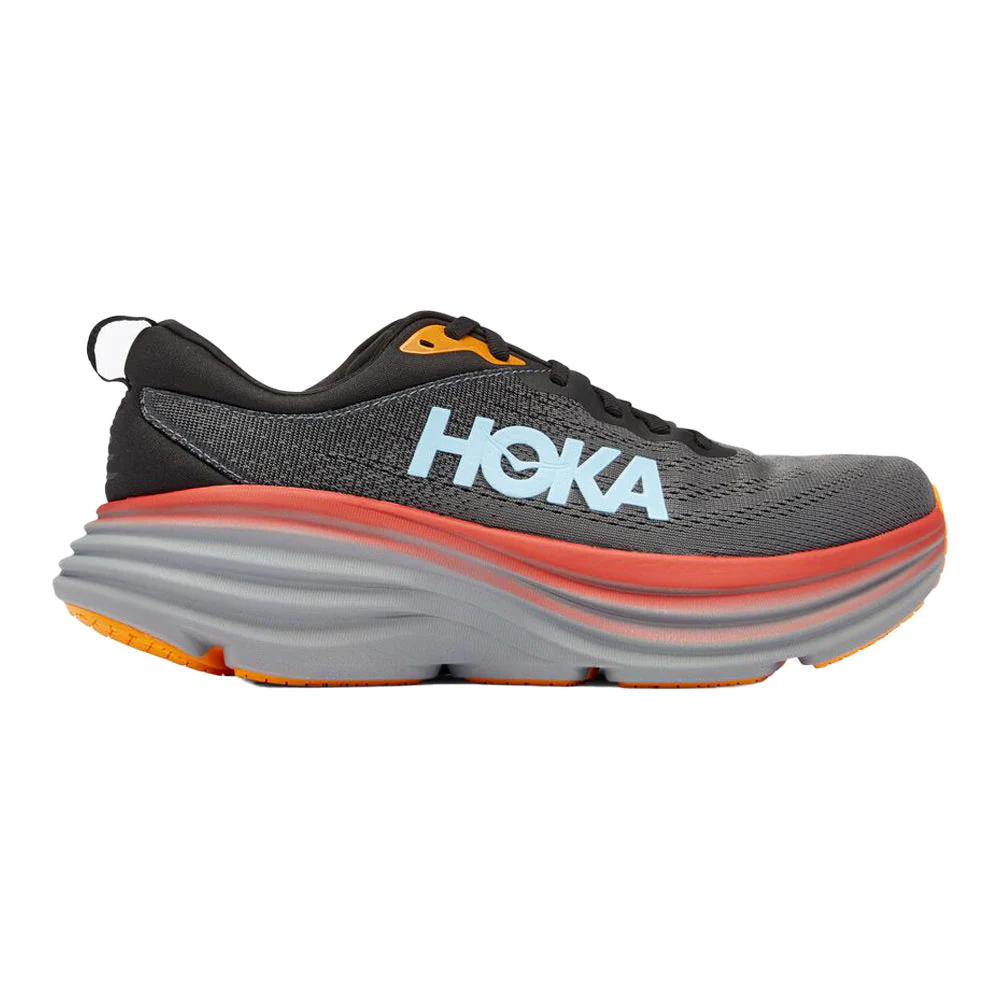 Men's Hoka Bondi 8, Anthracite/Castlerock, 9 D Medium