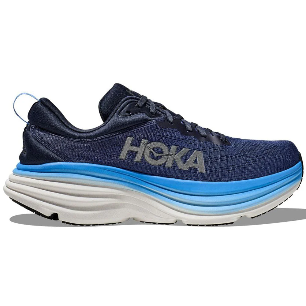 Men's Hoka Bondi 8, Outer Space/All Aboard, 8 2E Wide