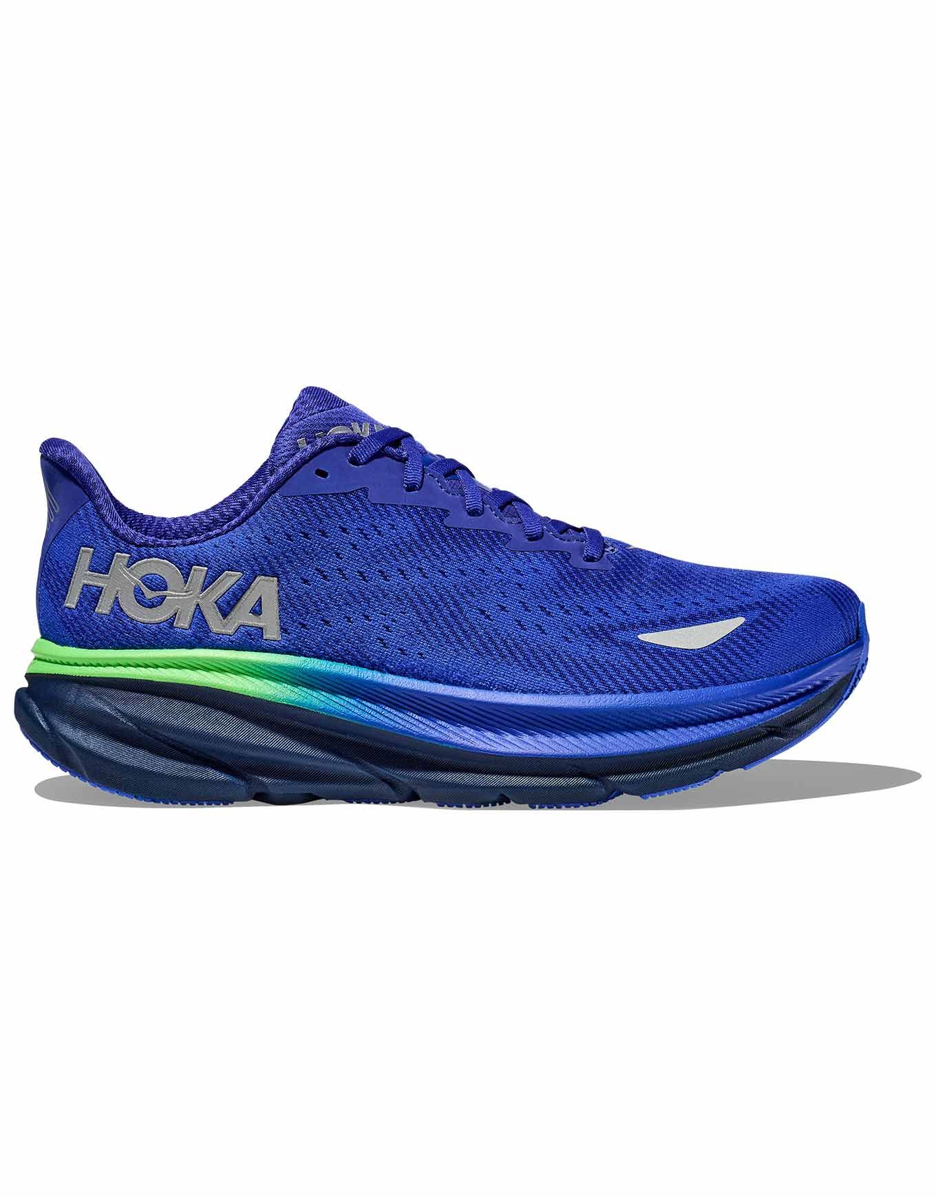 Men's Hoka Clifton 9 GTX, Dazzling Blue/Evening Sky, 11 D Medium