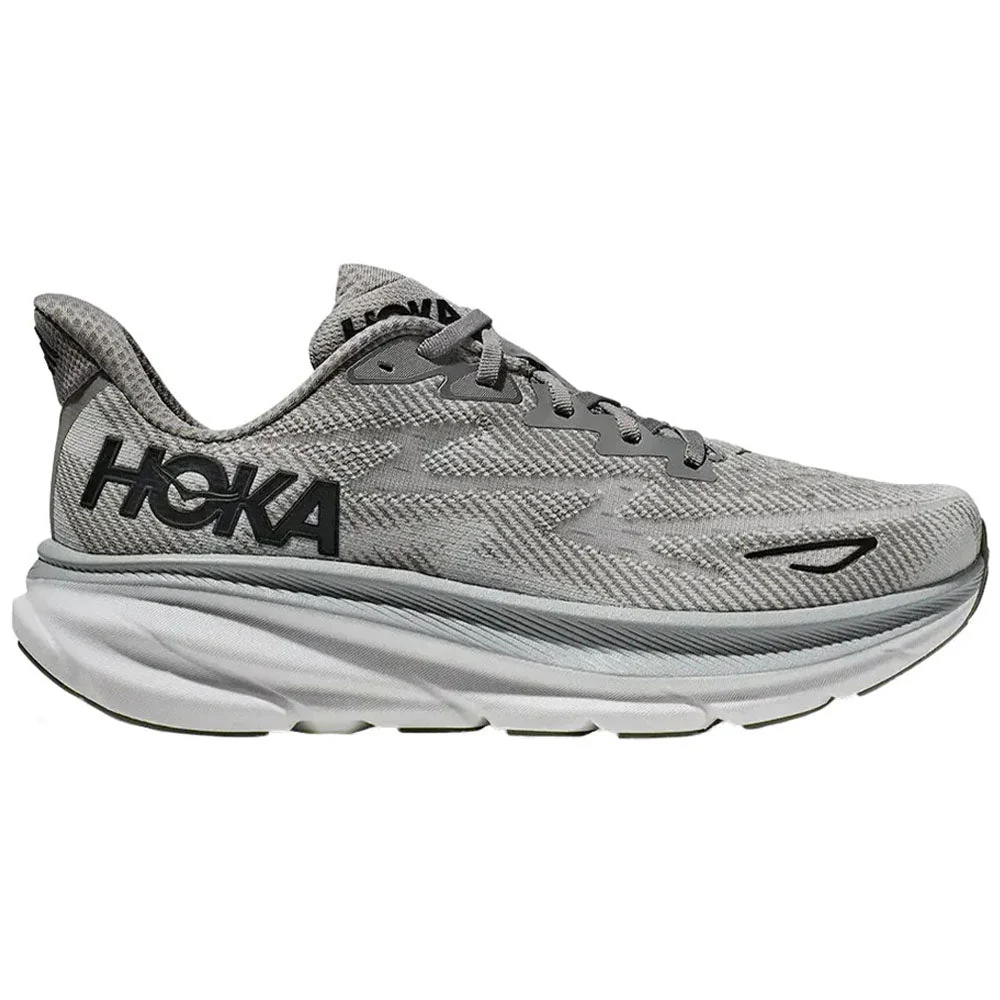 Men's Hoka Clifton 9, Harbor Mist/Black, 11 D Medium