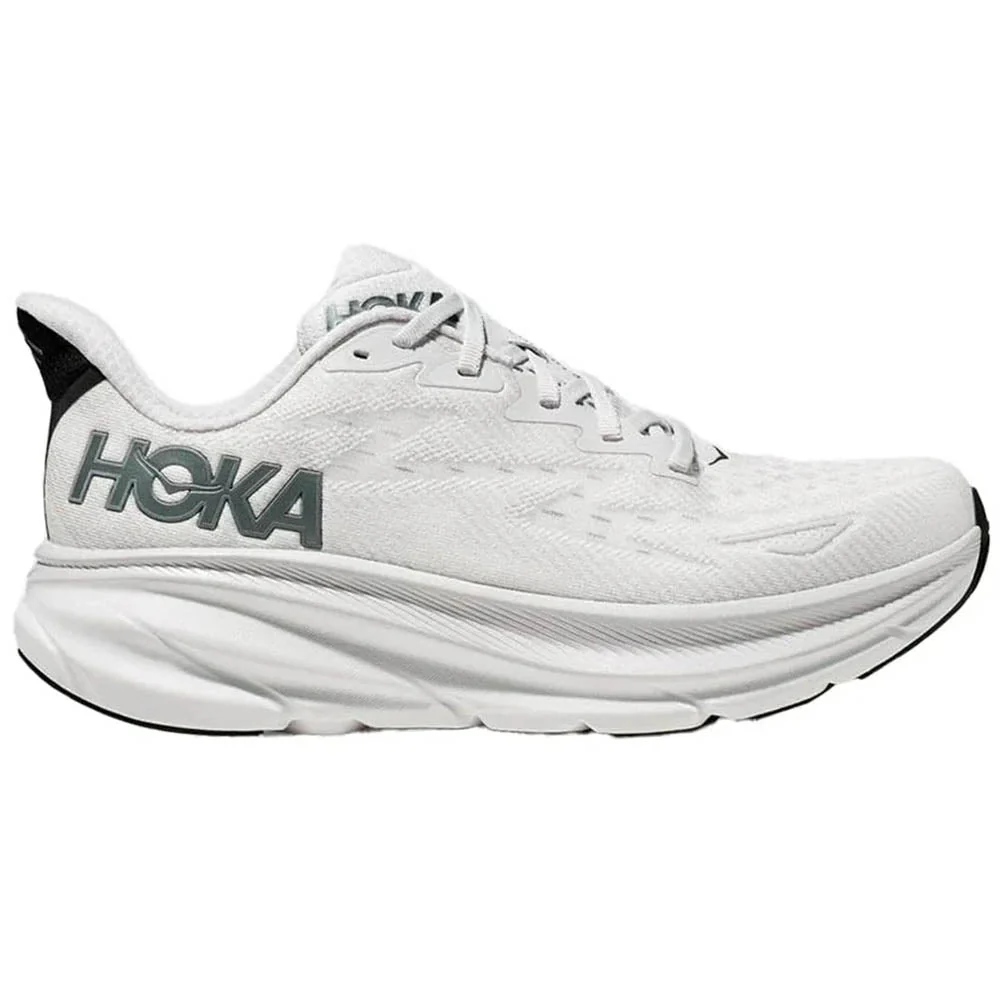 Men's Hoka Clifton 9, Nimbus Cloud/Steel Wool, 16 D Medium