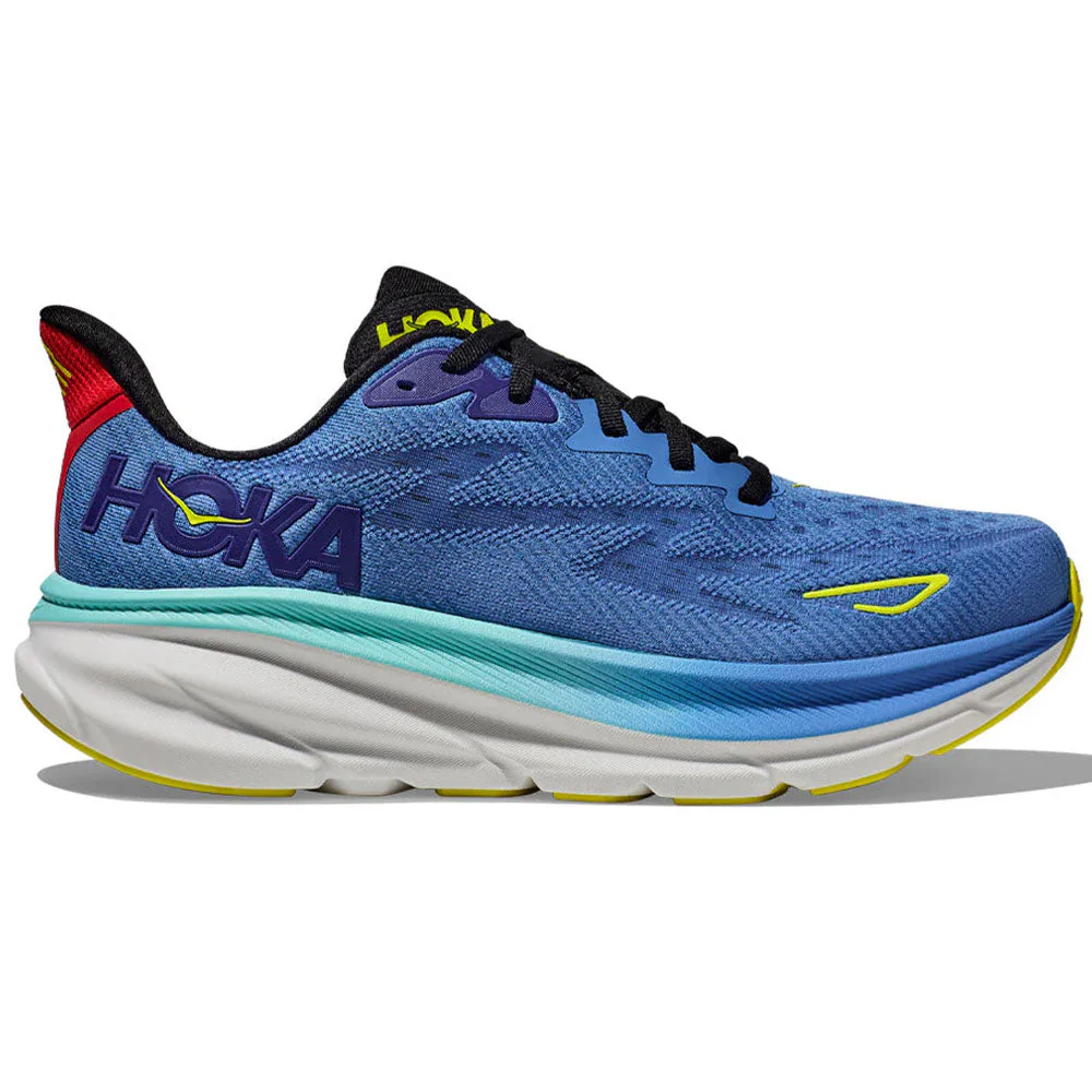 Men's Hoka Clifton 9, Virtual Blue/Cerise, 10 D Medium