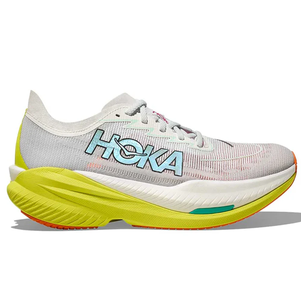 Men's Hoka Mach X 2, Frost/Citrus, 11.5 D Medium