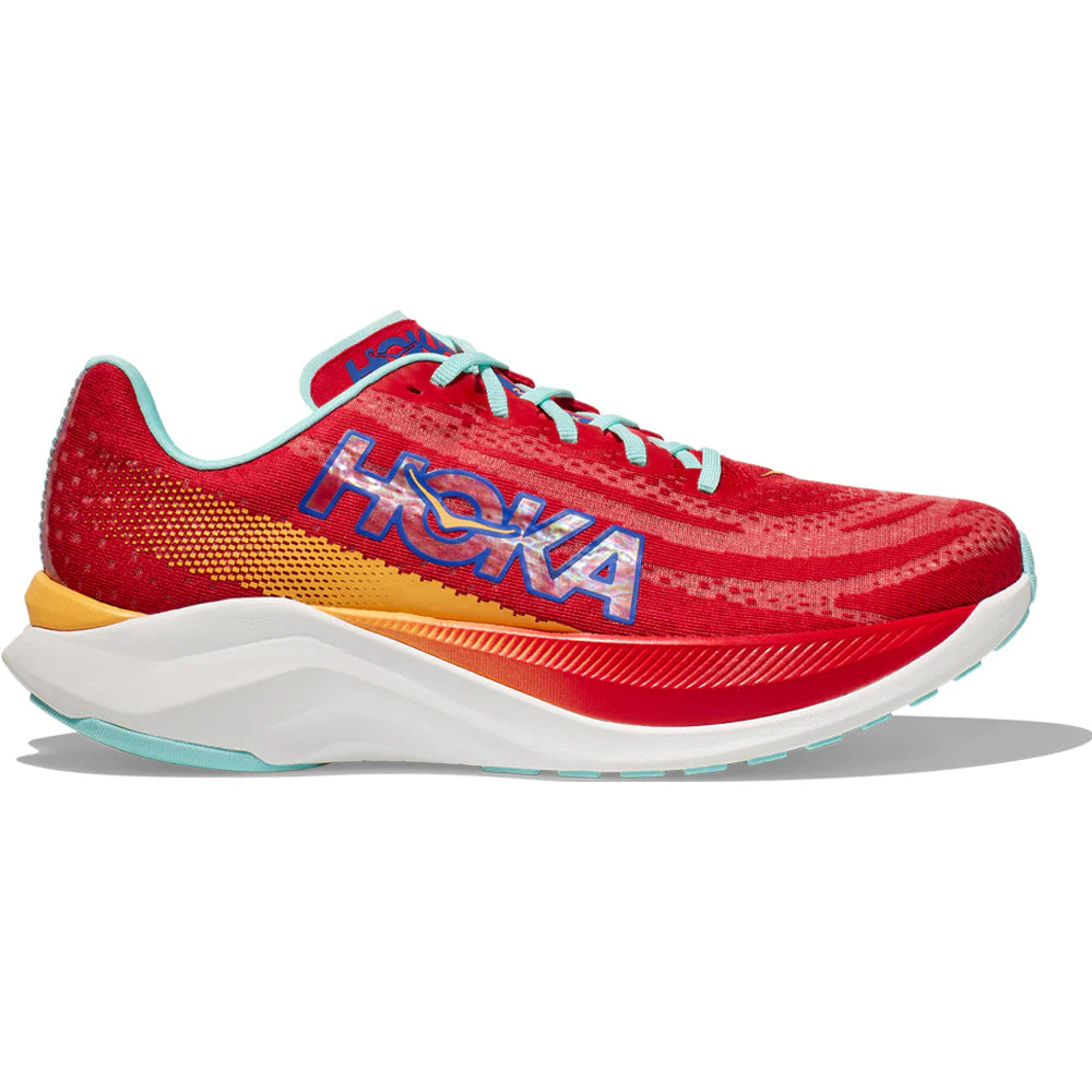 Men's Hoka Mach X, Cerise/Cloudless, 12.5 D Medium