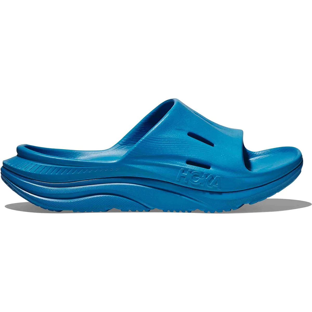 Men's Hoka Ora Recovery Slide 3, Diva Blue/Diva Blue, 9 D Medium
