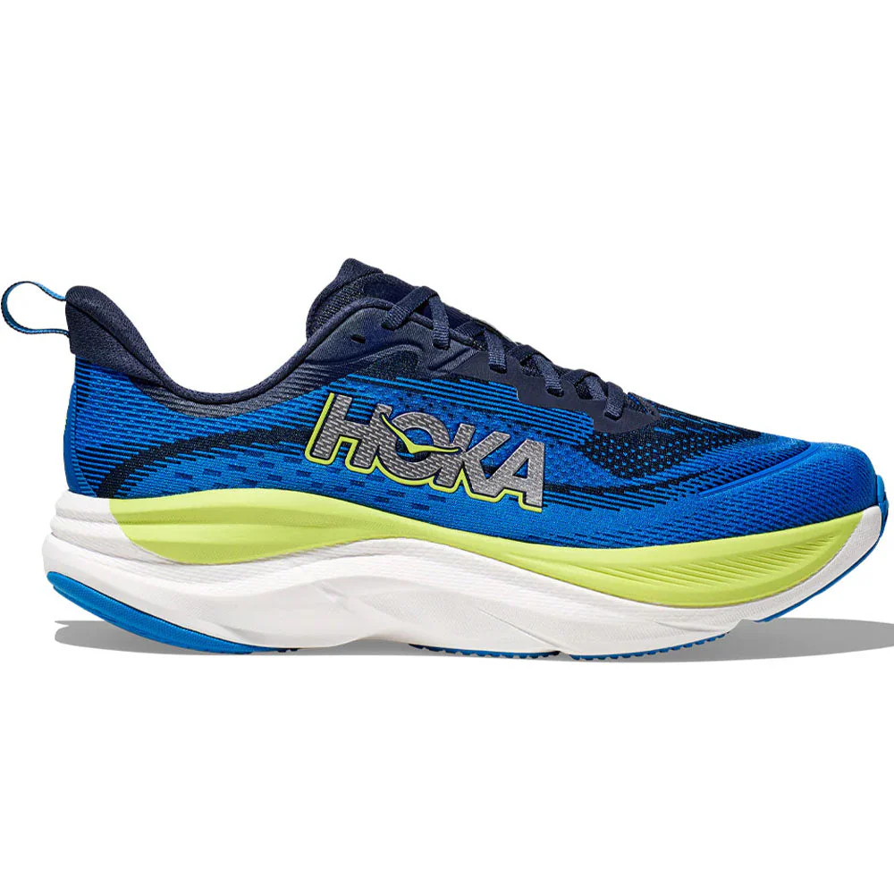 Men's Hoka Skyflow, Varsity Navy/Electric Cobalt, 9.5 D Medium