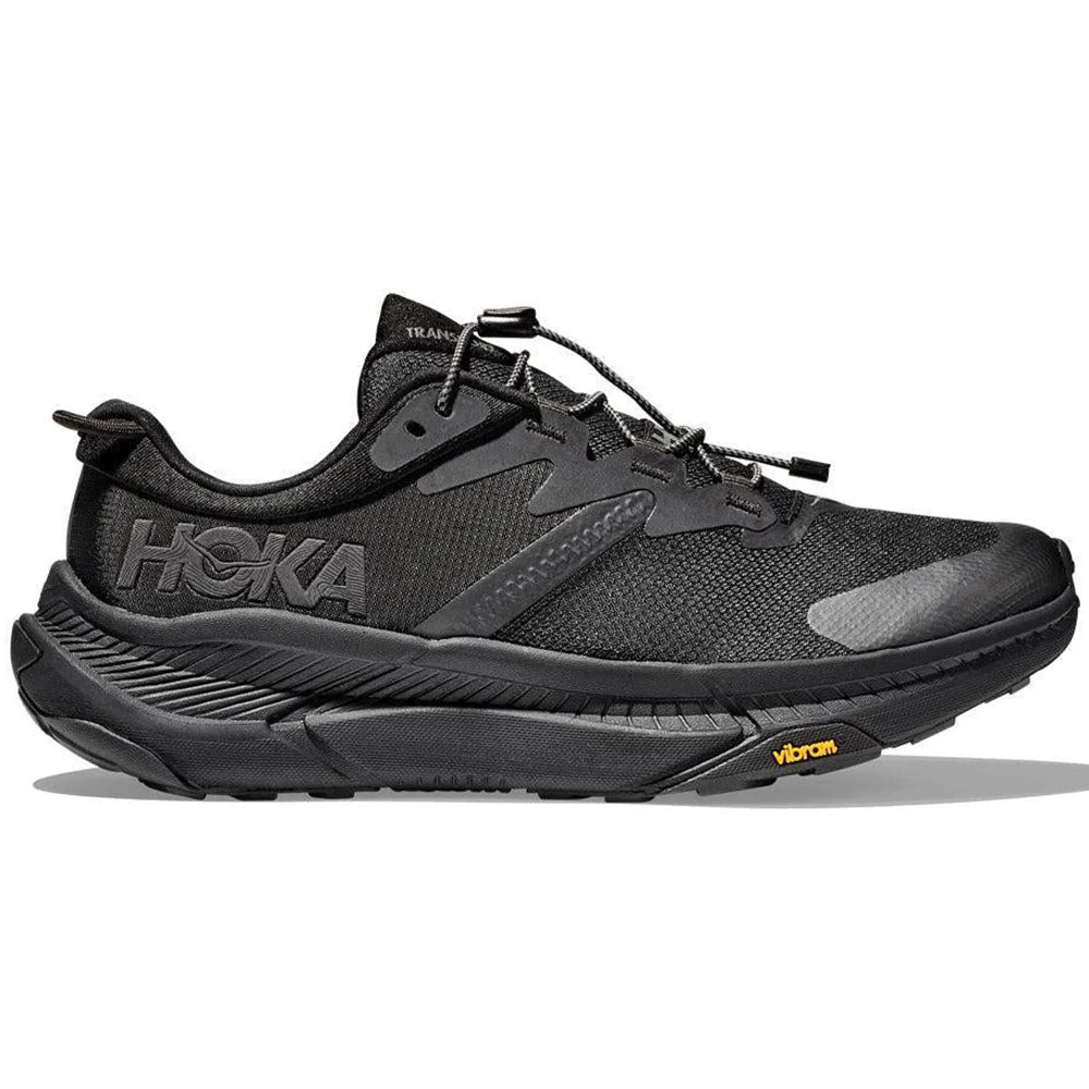 Men's Hoka Transport, Black/Black, 10 2E Wide