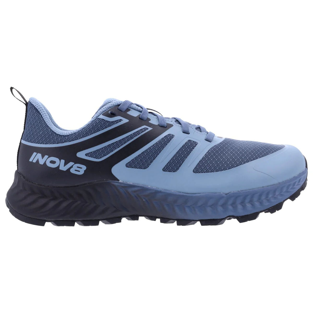 Men's Inov8 TrailFly, Blue Grey/Black Slate, 9 2E Wide