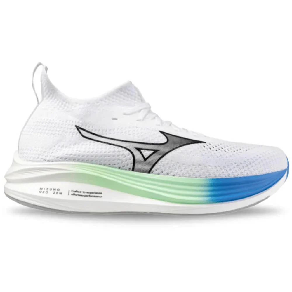 Men's Mizuno Neo Zen, White/Frontier Blue, 11 D Medium