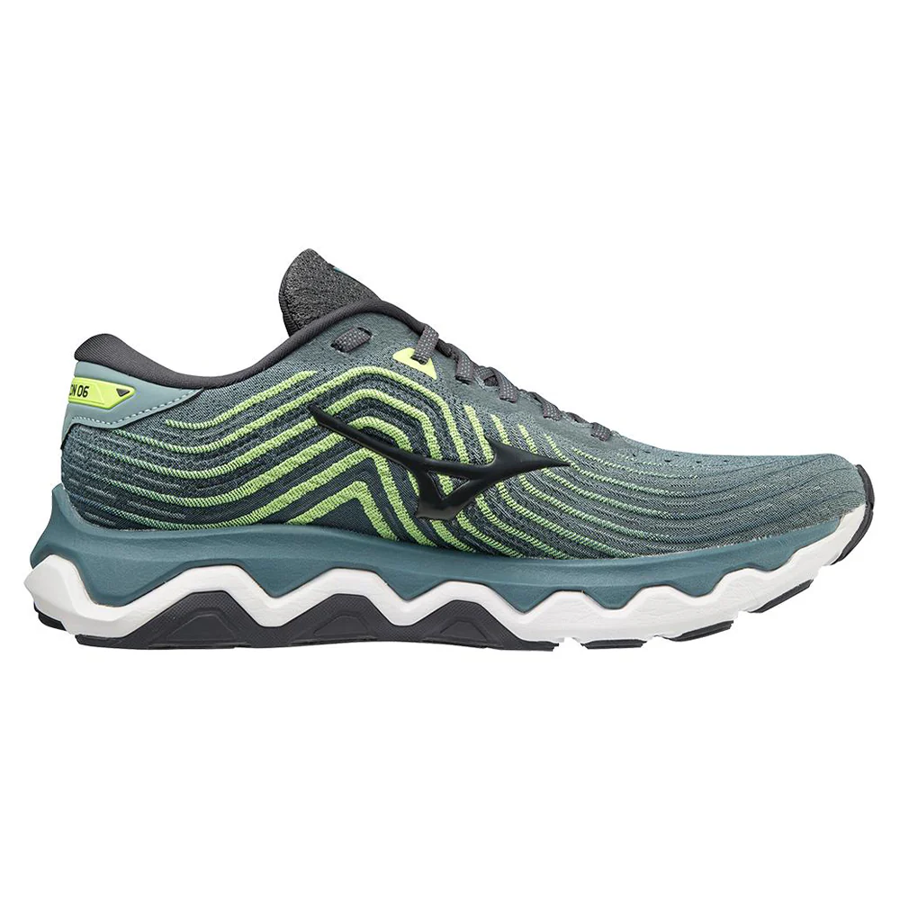 Men's Mizuno Wave Horizon 6, Smoke Blue/Ebony, 12.5 D Medium