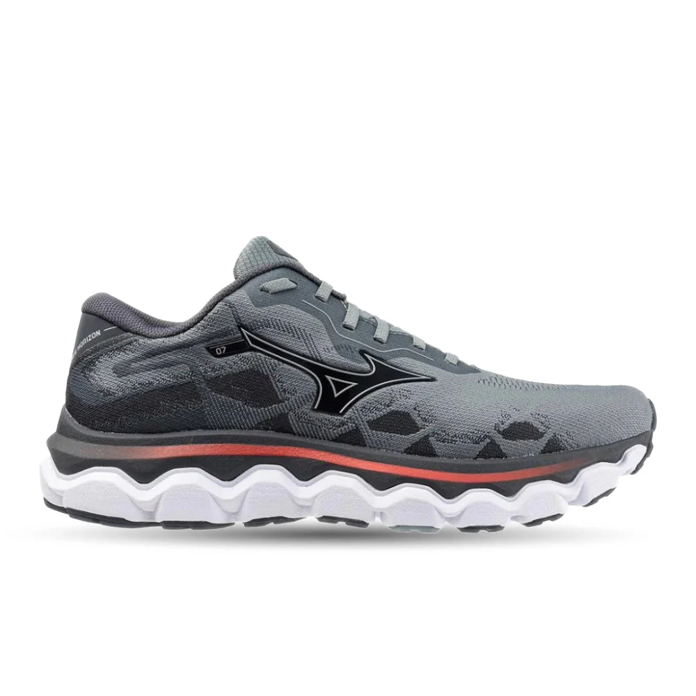 Men's Mizuno Wave Horizon 7, Lead/Nickel, 9 D Medium