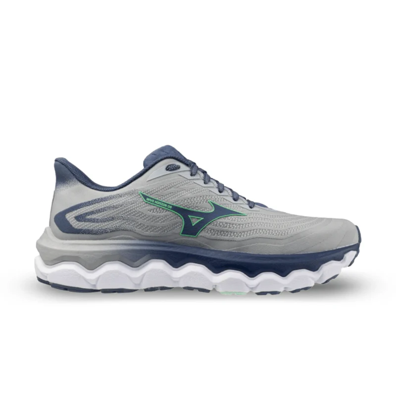 Men's Mizuno Wave Horizon 8, Pearl Blue/Vintage Indigo, 11 D Medium