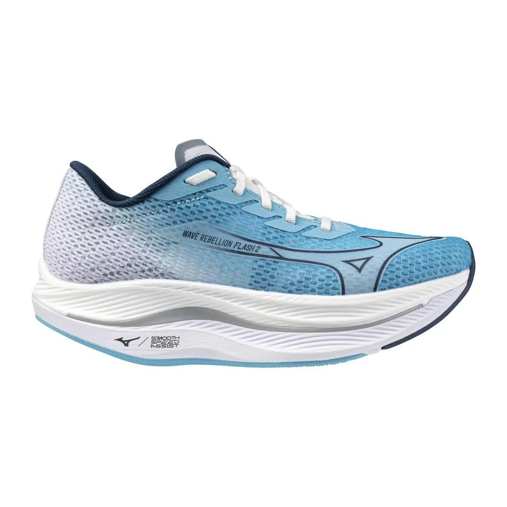 Men's Mizuno Wave Rebellion Flash 2, River Blu/Mugen Blue, 9.5 D Medium