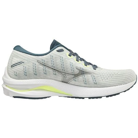 Men's Mizuno Wave Rider 25 Waveknit, Peacock Blue, 9.5 D Medium