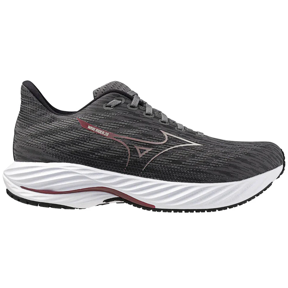 Men's Mizuno Wave Rider 28, Quiet Shade/Nimbus Cloud, 10.5 D Medium