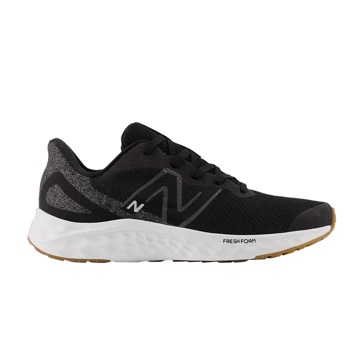 Men's New Balance Arishi v4, Black/Silver Metallic/Gum, 7.5 4E Extra Wide