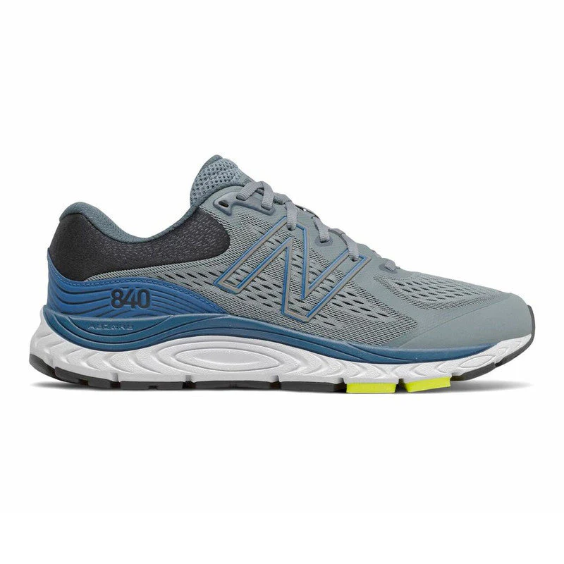 Men's New Balance Fresh Foam 840v5, Ocean Grey/Oxygen Blue, 13 D Medium