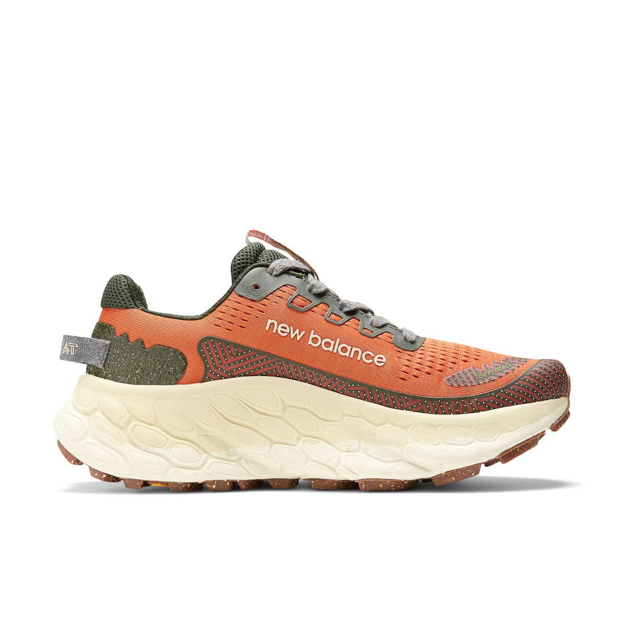 Men's New Balance Fresh Foam X Trail More v3, Cayenne/Kombu, 8.5 D Medium
