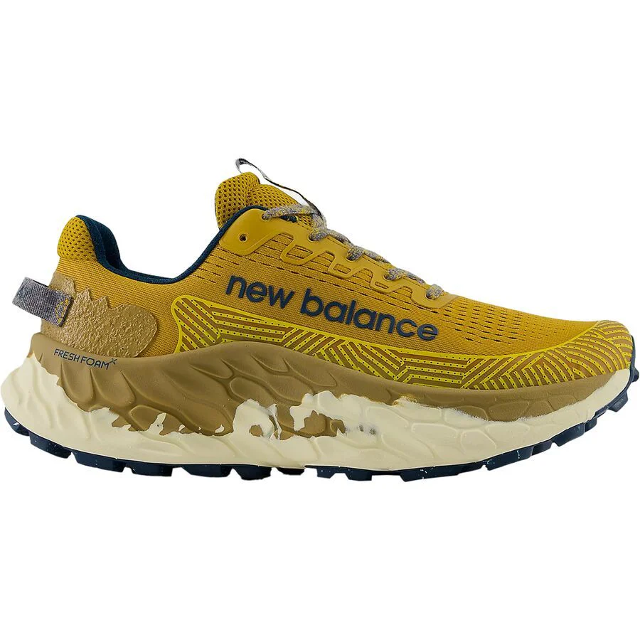 Men's New Balance Fresh Foam More Trail V3, Butterscotch/Deep Sea/Plains, 11 D Medium
