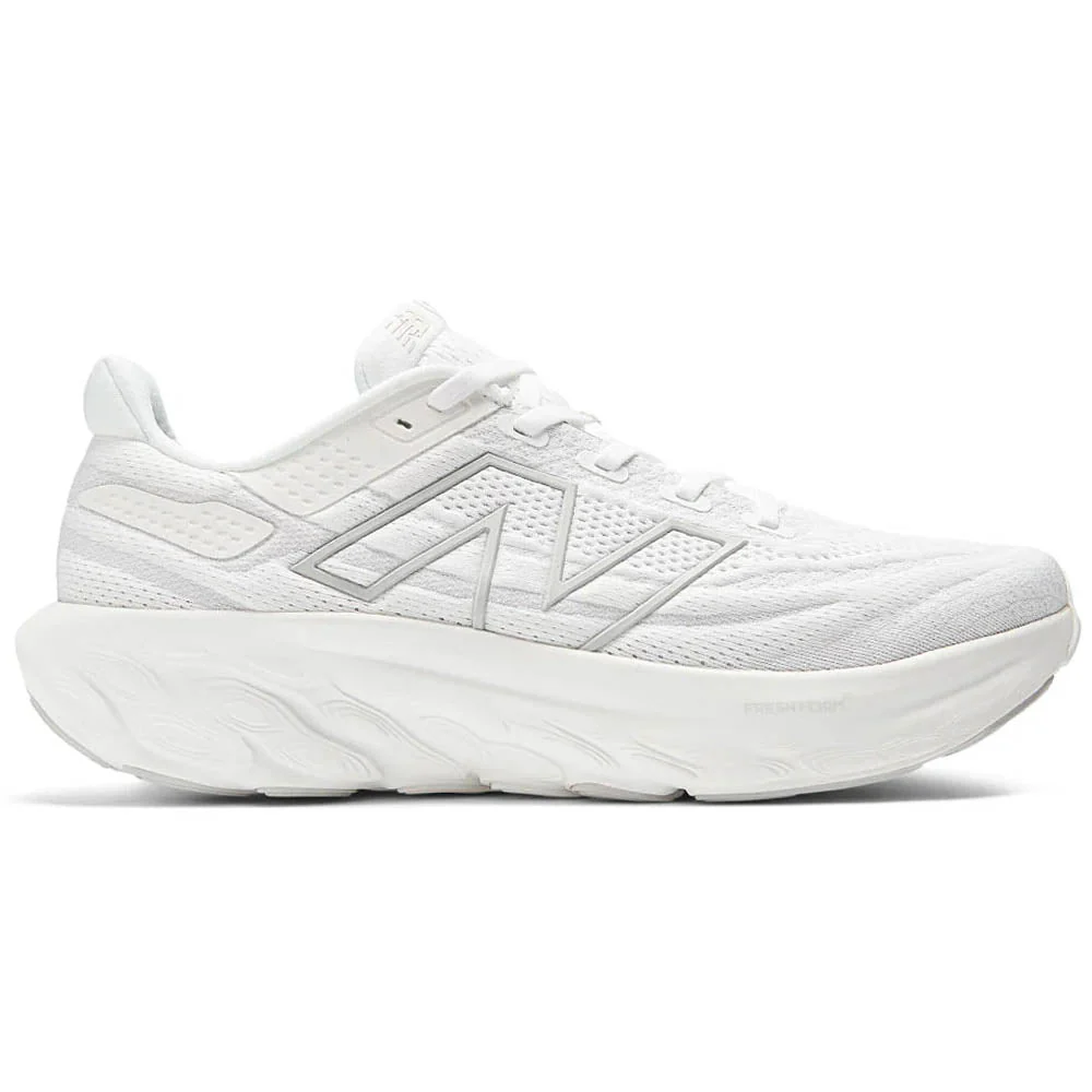 Men's New Balance Fresh Foam X 1080v13, White/Light Silver Metallic, 11.5 B Narrow