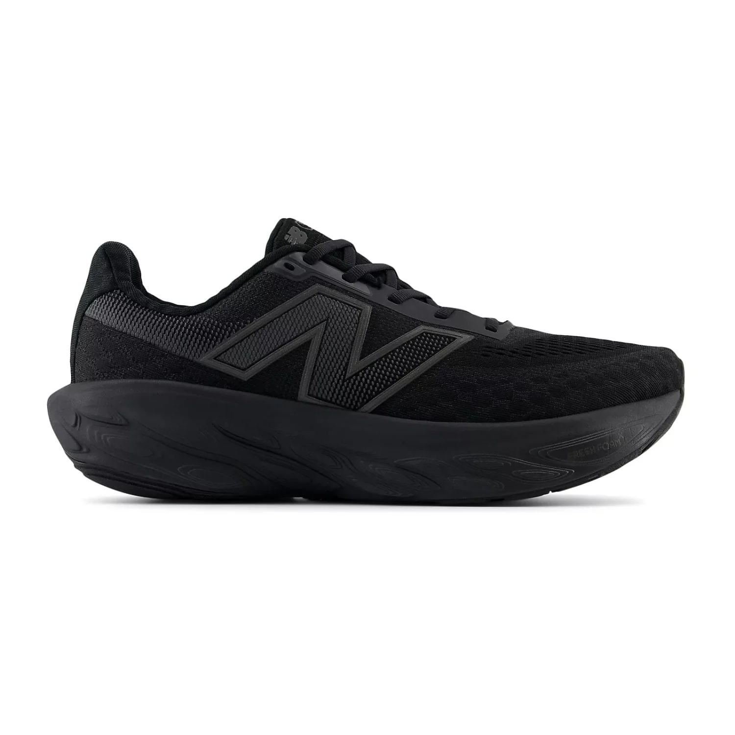 Men's New Balance Fresh Foam X 1080v14, Black/Black Metallic/Phantom , 9.5 D Medium