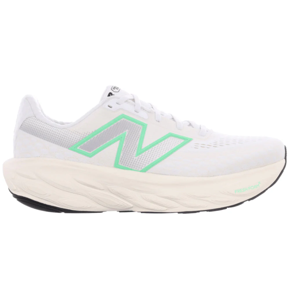 Men's New Balance Fresh Foam X 1080v14, NB 103 White/Lime Leaf/Angora, 10 D Medium