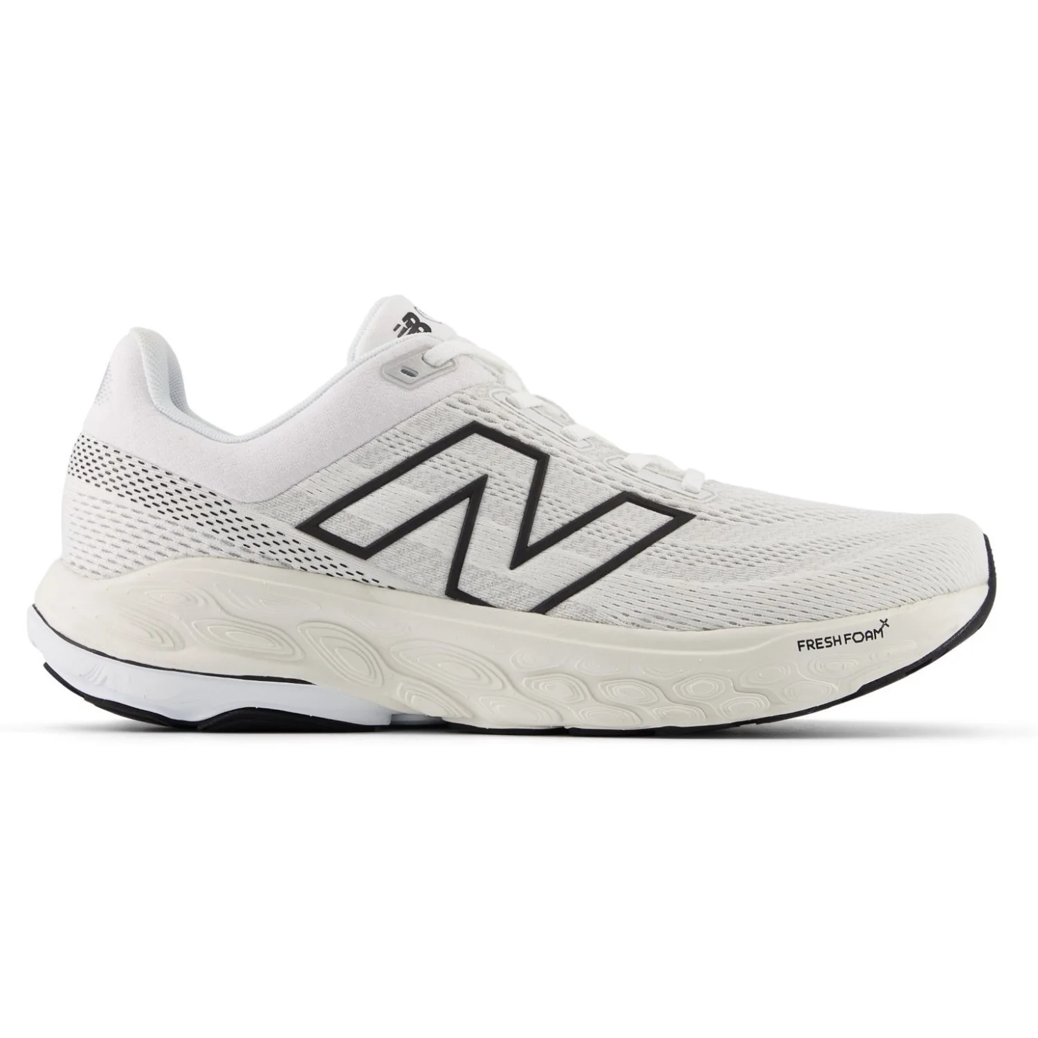 Men's New Balance Fresh Foam X 860v14, White/Black/Sea Salt, 13 2E Wide