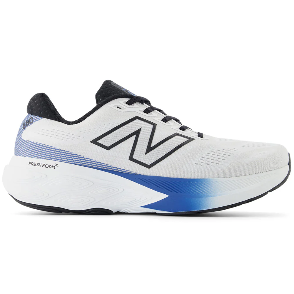 Men's New Balance Fresh Foam X 880v15, NB 103 White/Blue Agate/Black, 11 D Medium