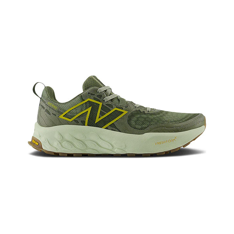 Men's New Balance Fresh Foam X Hierro V8, Dark Olivine/Olivine/Lichen Green, 10 D Medium