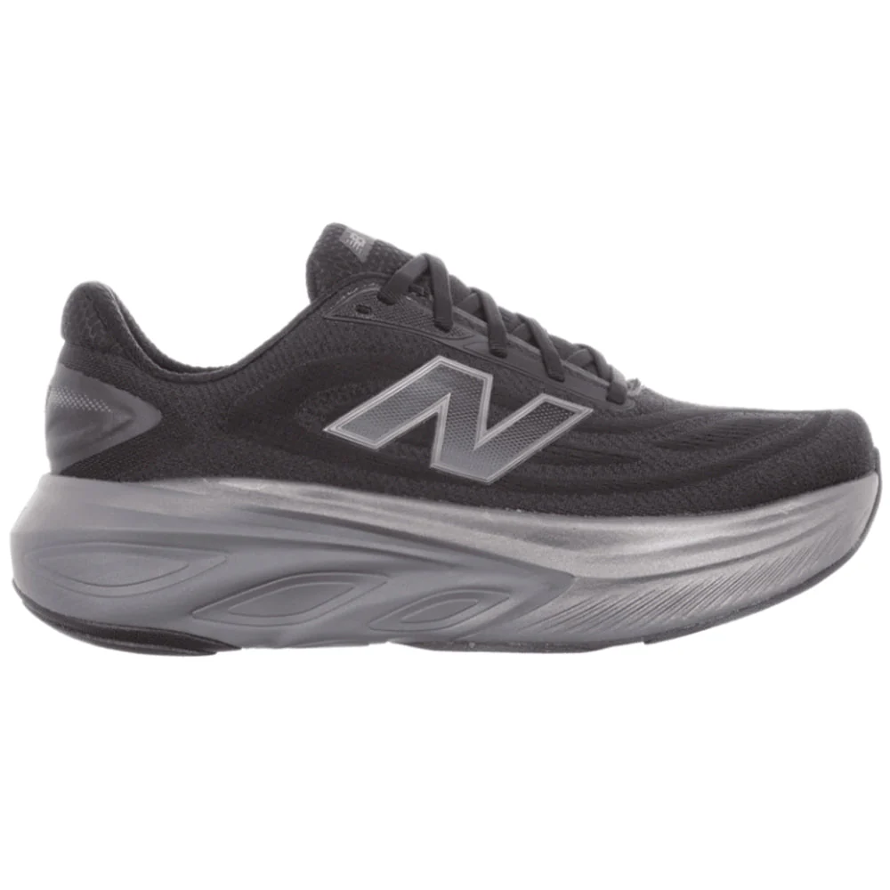 Men's New Balance Fresh Foam X More v6, Black/Castlerock/Black Metallic, 10 4E Extra Wide