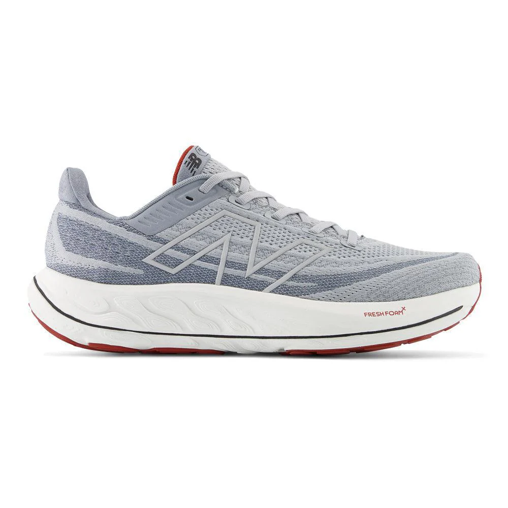 Men's New Balance Fresh Foam Vongo v6, Aluminum Grey/Brick Red, 11 D Medium