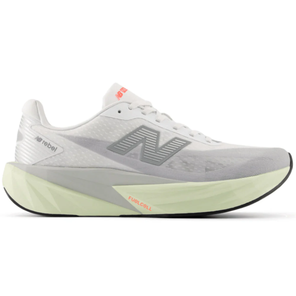 Men's New Balance FuelCell Rebel v5, Raincloud/Mineral/White, 9 D Medium