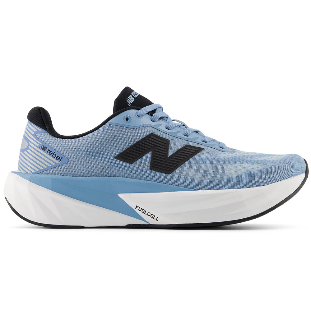 Men's New Balance FuelCell Rebel v5, Still Water/Raincloud/White, 12.5 D Medium