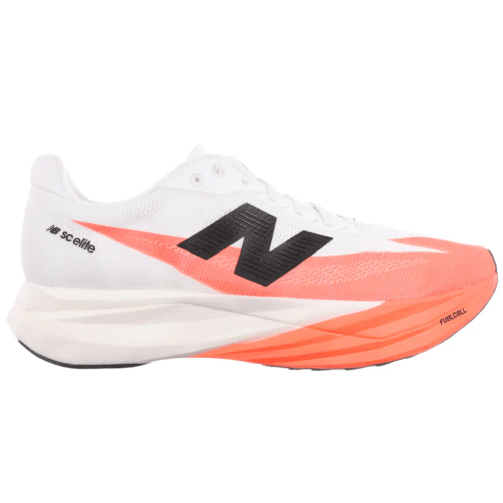 Men's New Balance FuelCell SuperComp Elite v5, Urgent Red/White/Black, 12 D Medium