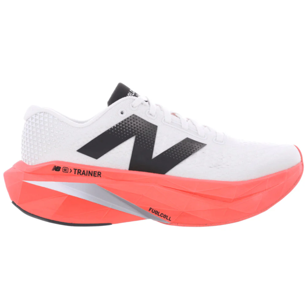 Men's New Balance FuelCell SuperComp Trainer v3, Urgent Red/Sea Salt/Black, 11 2E Medium