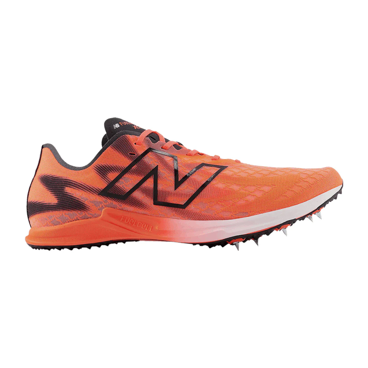 Men's New Balance FuelCell SuperComp XC-X, Neon Dragonfly/Blaze Orange, 12 D Medium