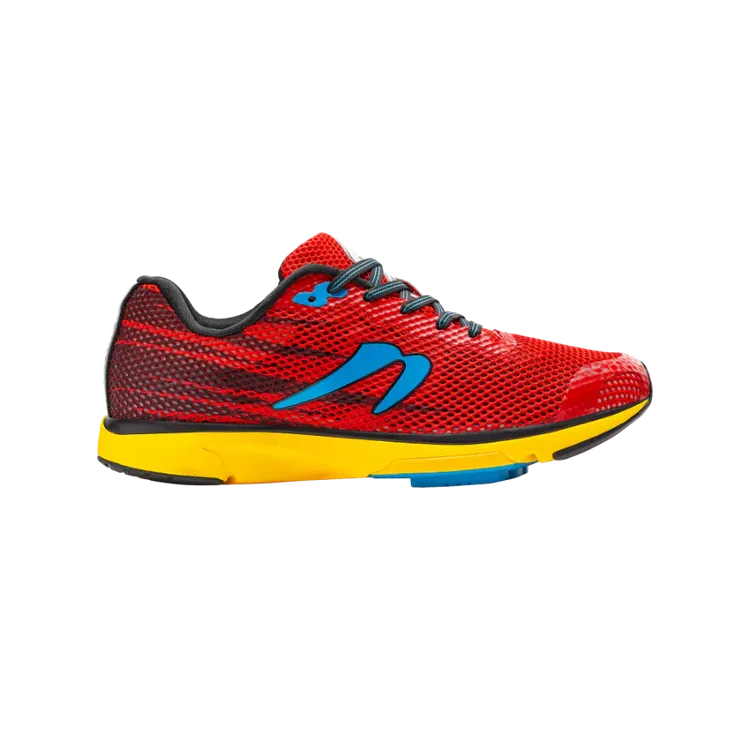 Men's Newton Running Distance 13, Red/Yellow, 9.5 D Medium
