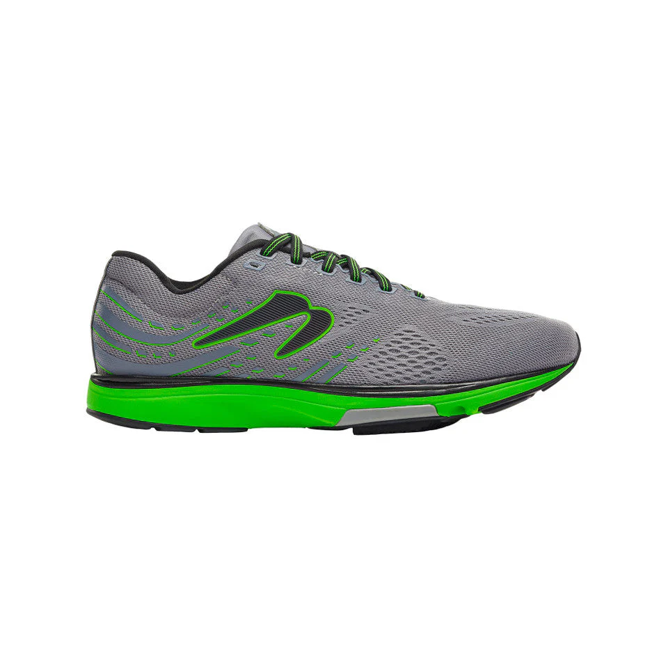 Men's Newton Running Fate 9, Grey/Forest, 8 D Medium