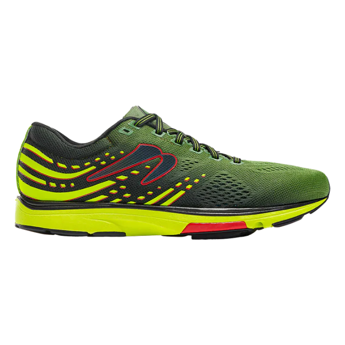 Men's Newton Running Kismet 8, Forest Green/Lime Green, 9.5 D Medium
