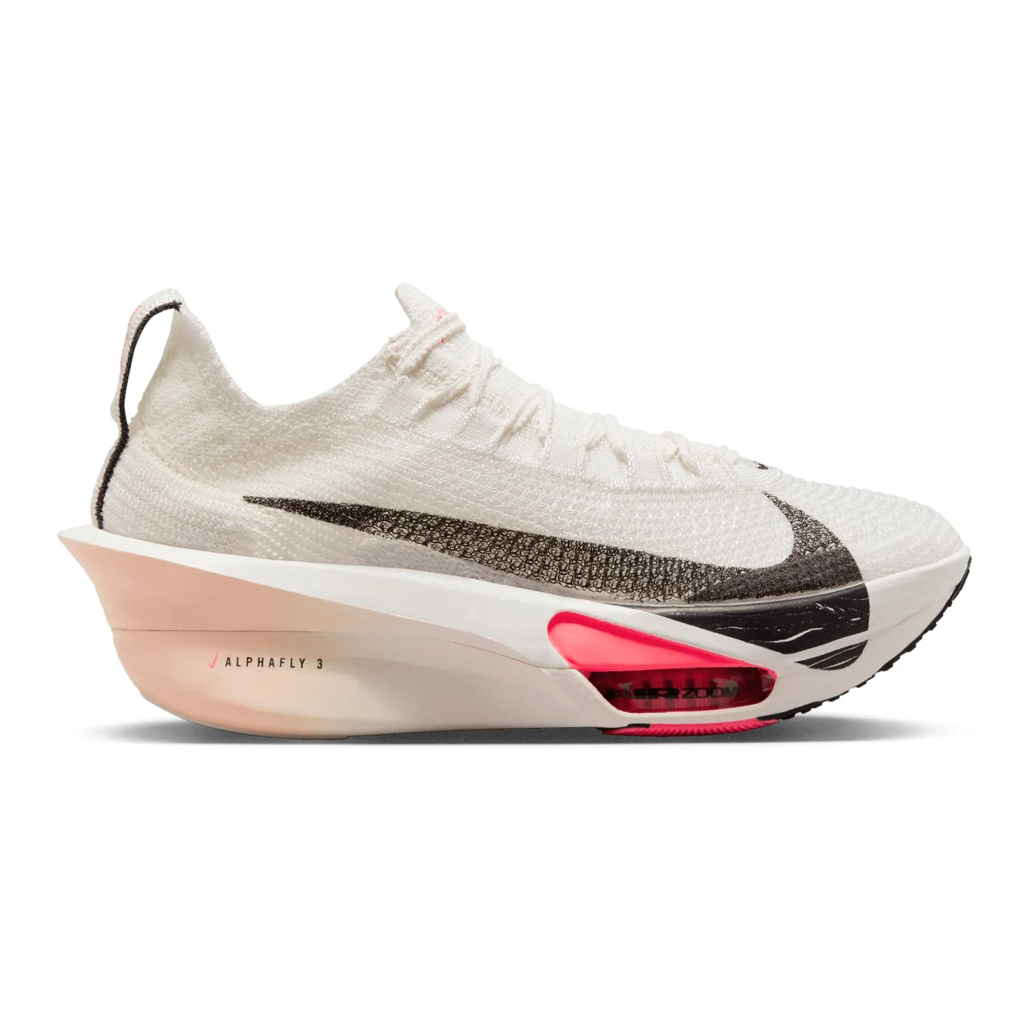Men's Nike Air Zoom Alphafly NEXT% 3, Sail/Black-Crimson Tint, 9 D Medium