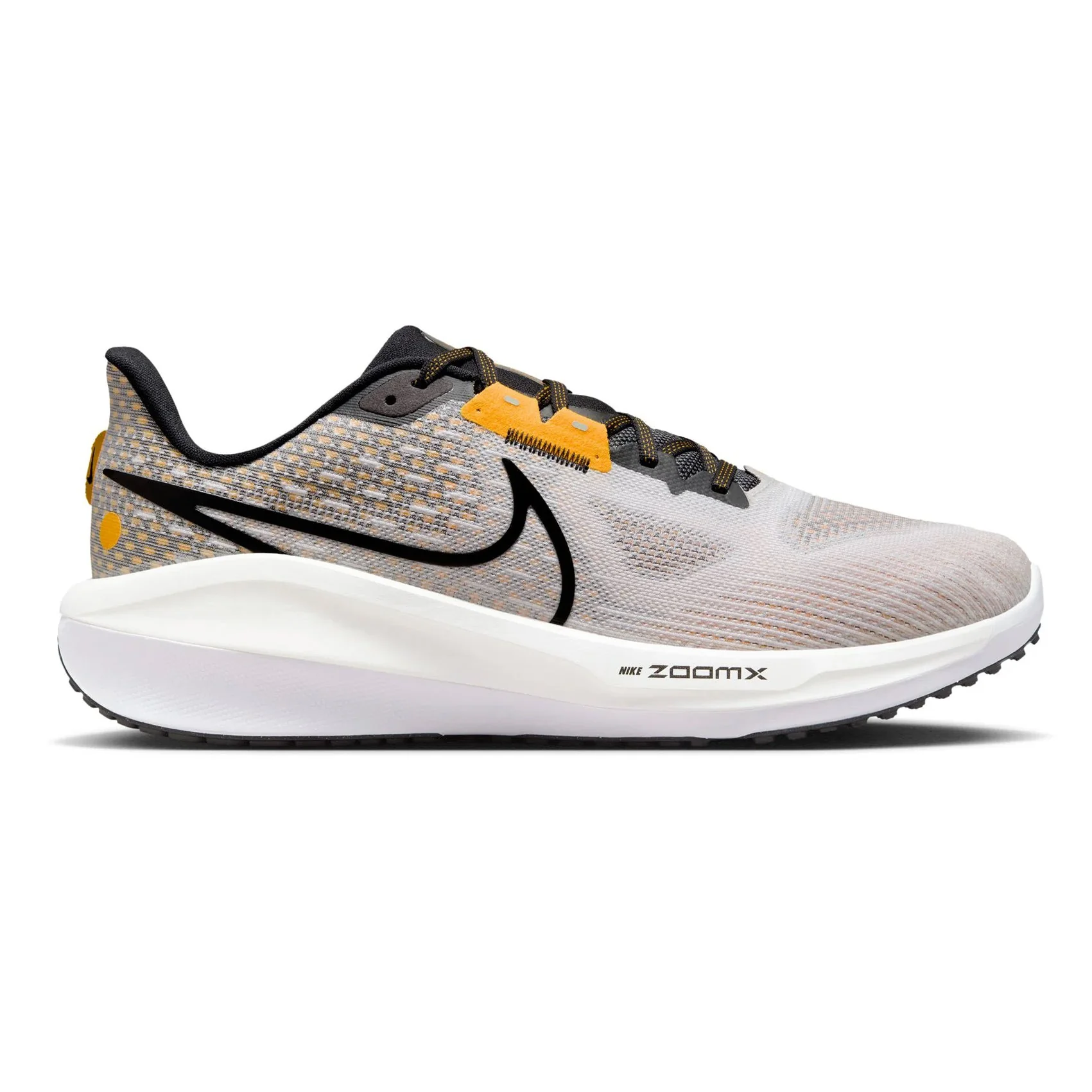 Men's Nike Vomero 17, White/Black-Laser Orange, 12.5 D Medium