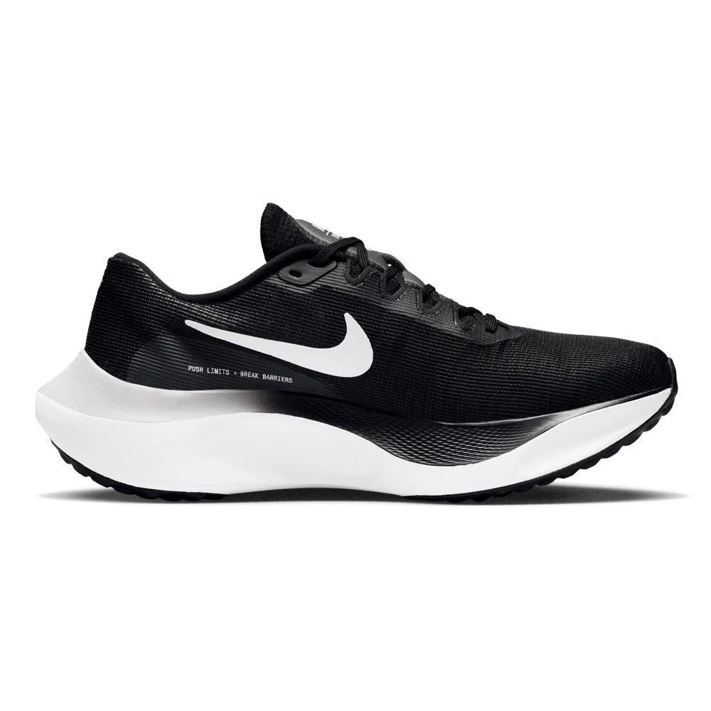 Men's Nike Zoom Fly 5, Black/White, 11 D Medium
