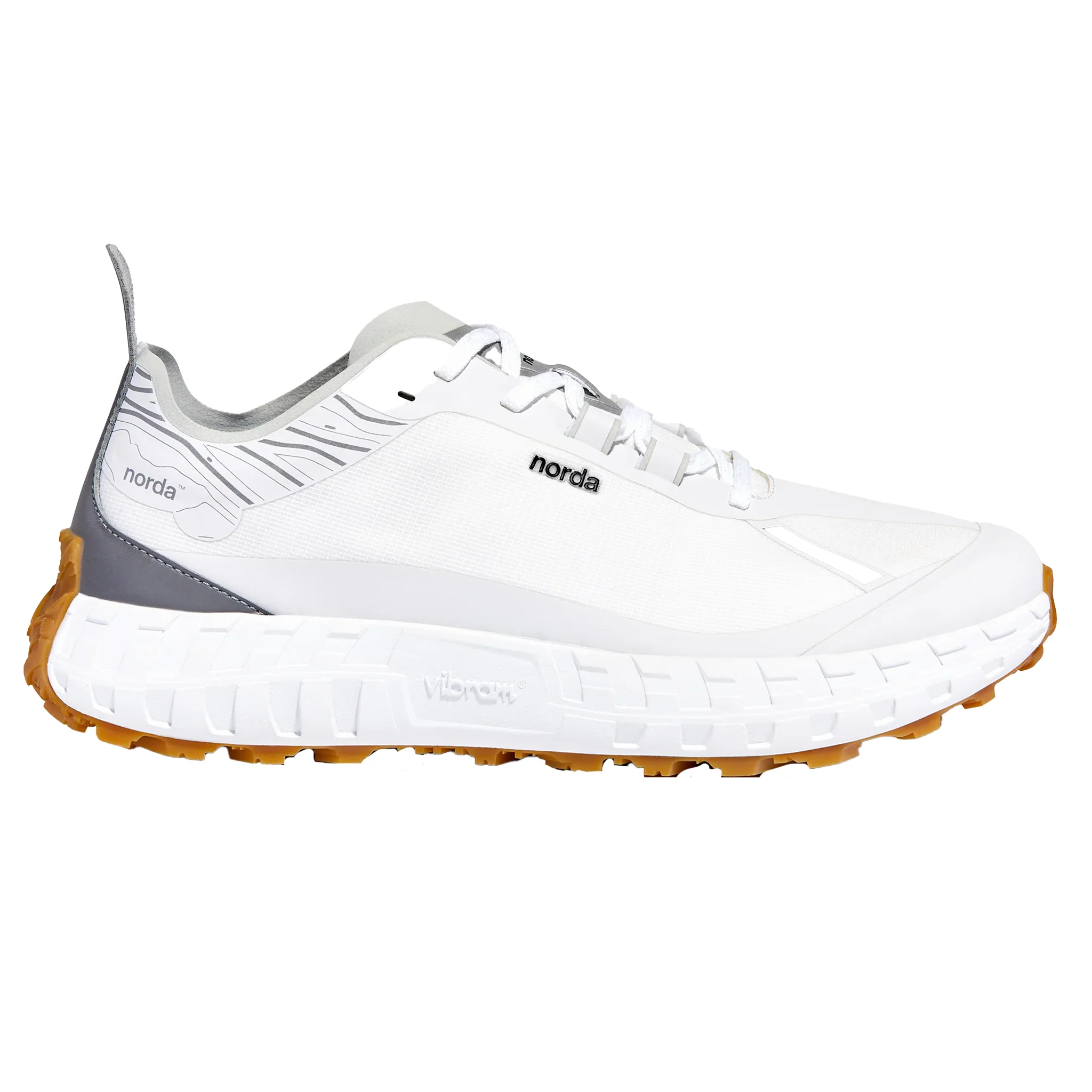 Men's Norda 001, White/Gum, 12.5 D Medium