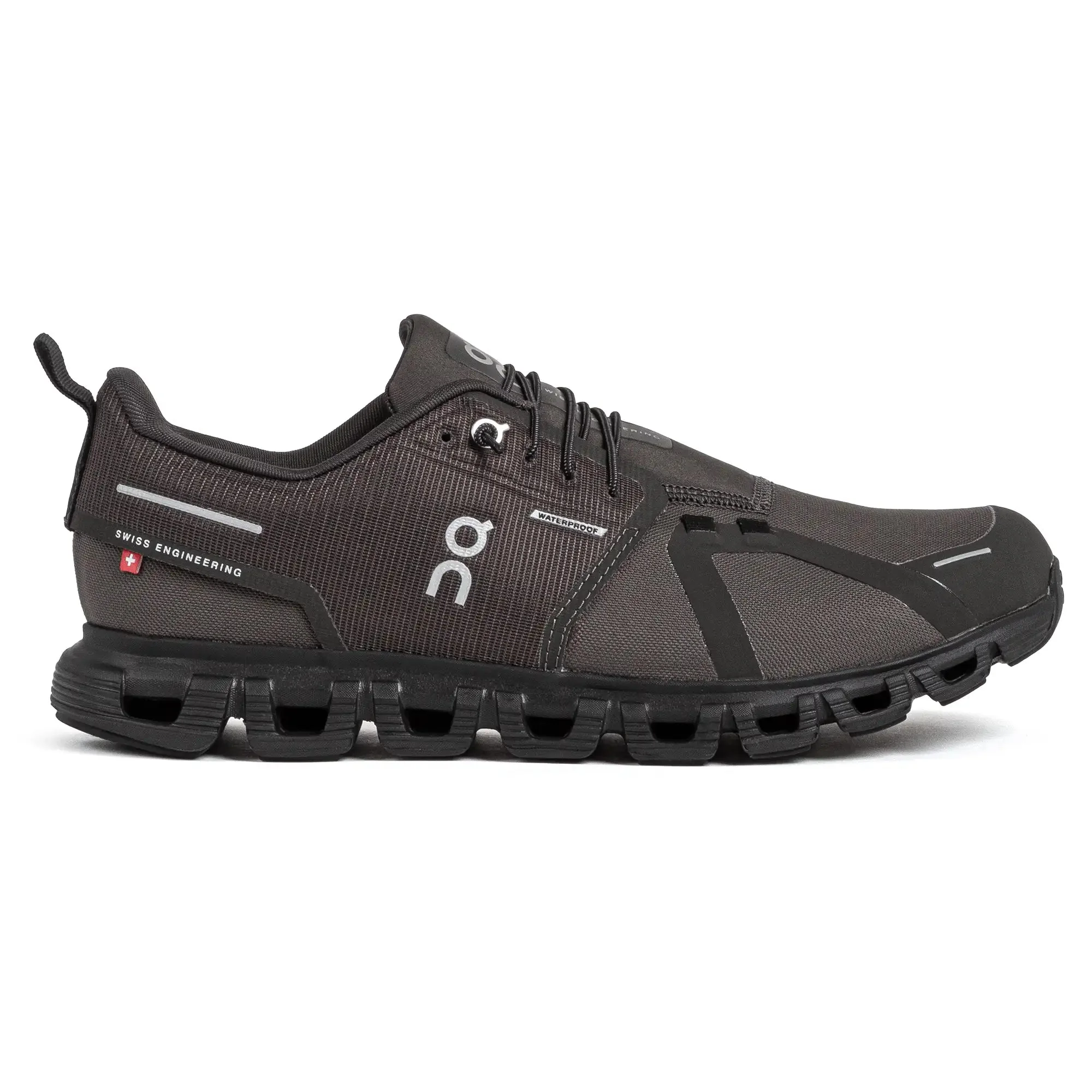 Men's On Cloud 6 Waterproof, Thorn/Black, 9 D Medium