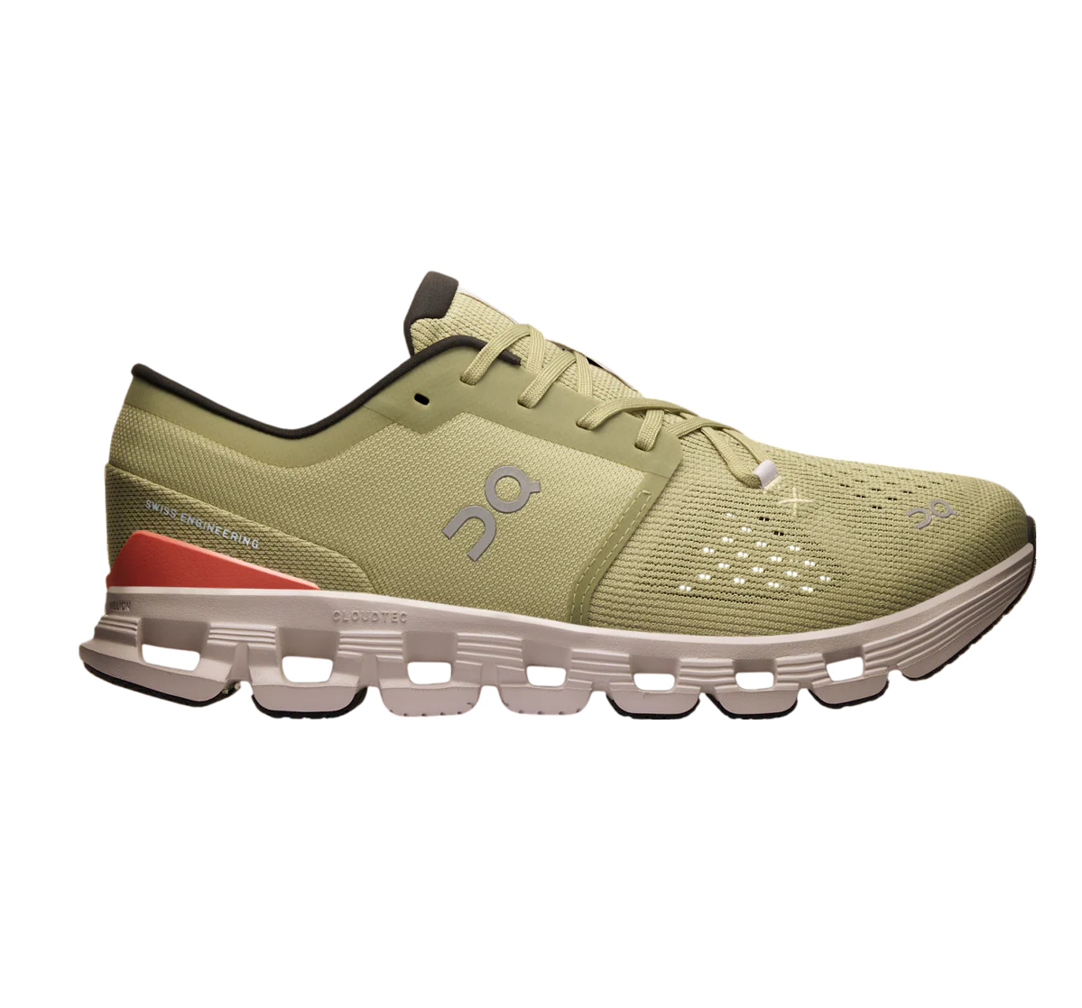 Men's On Cloud X 4, Caper/Salmon, 9.5 D Medium