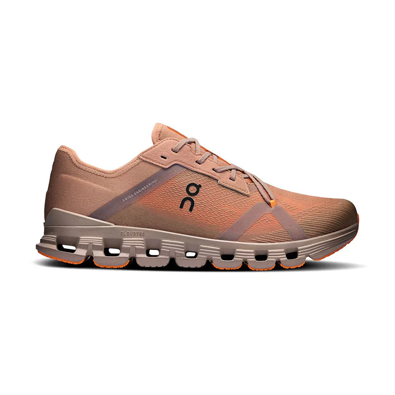 Men's On Cloud X 4 AD, Rosebrown/Tangerine, 10.5 D Medium